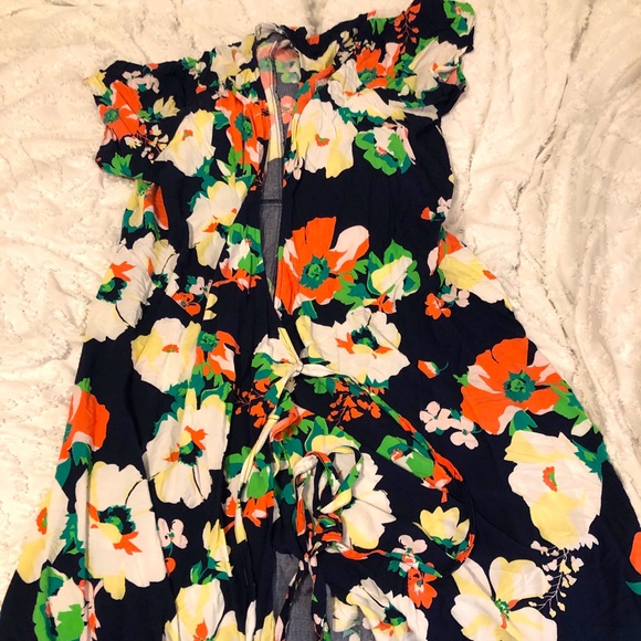 Gap Flower Wrap Dress - Picture 1 of 3